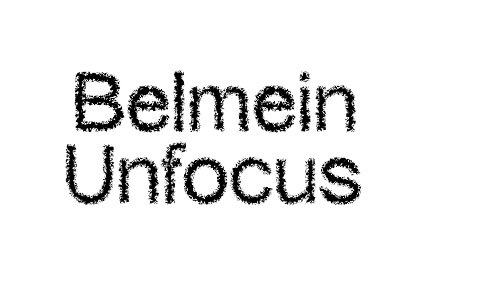 Belmein Unfocus Font