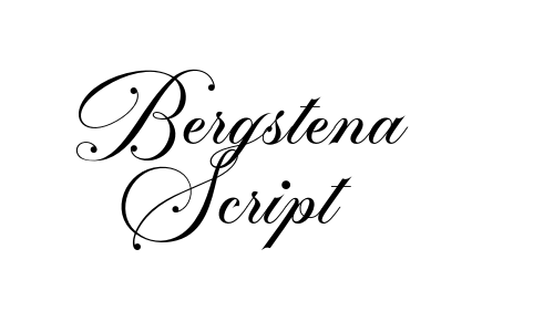 Bergstena Script Font