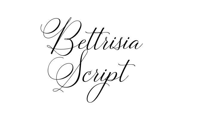 Bettrisia Script Font