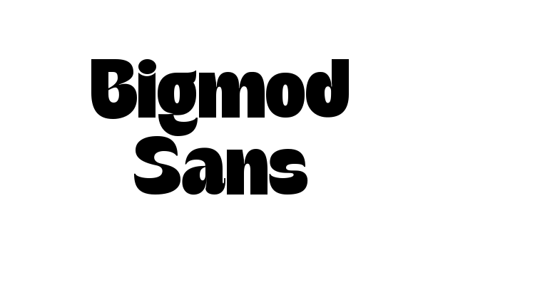 Bigmod Sans Font