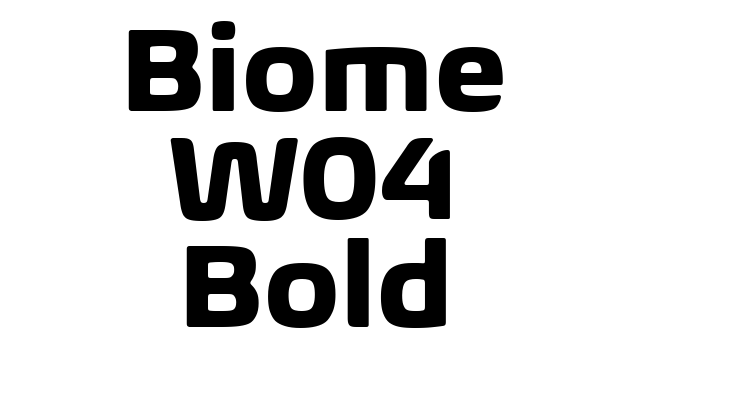 Biome W04 Bold Font