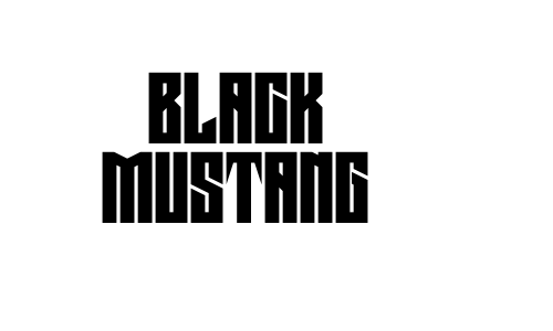 Black Mustang Font