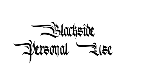 Blackside Personal Use