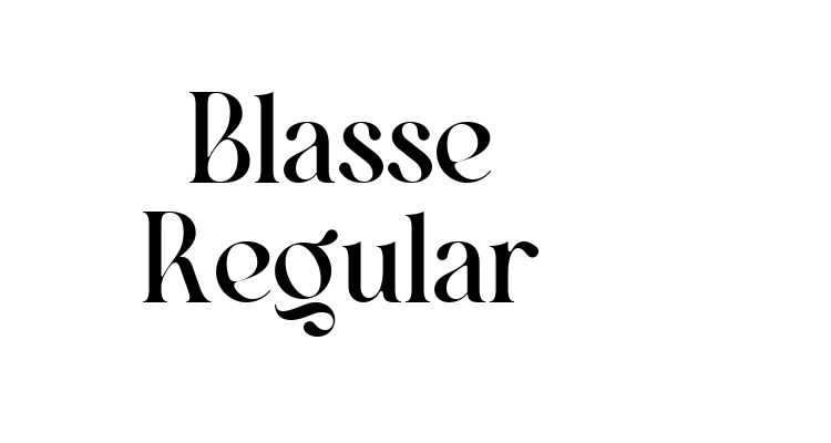 Blasse Regular Font