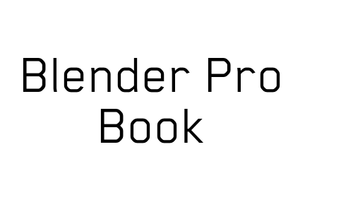 Blender Pro Book Font