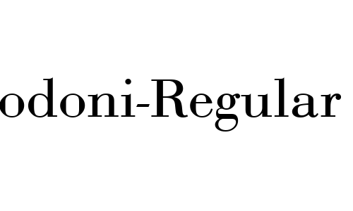 Bodoni-Regular Font