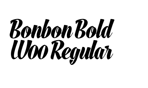 Bonbon Bold W00 Regular Font