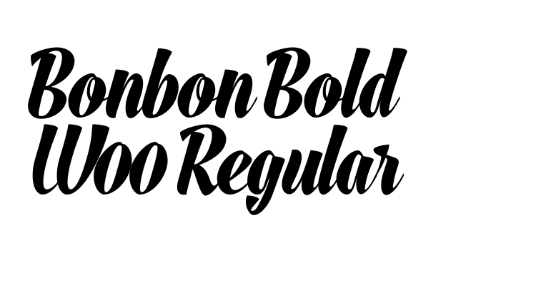 Bonbon Bold W00 Regular Font