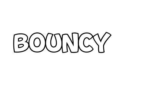 Bouncy Font