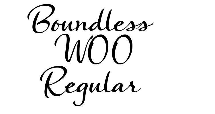 Boundless W00 Regular Font