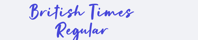 British Times Regular