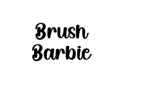 Brush Barbie Font