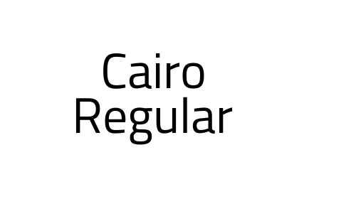 Cairo Regular