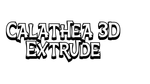 Calathea 3D Extrude