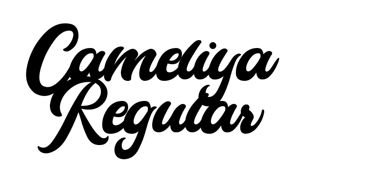 Cameliya Regular Font