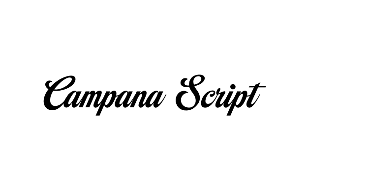 Campana Script Font