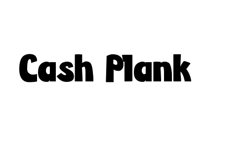 Cash Plank Font