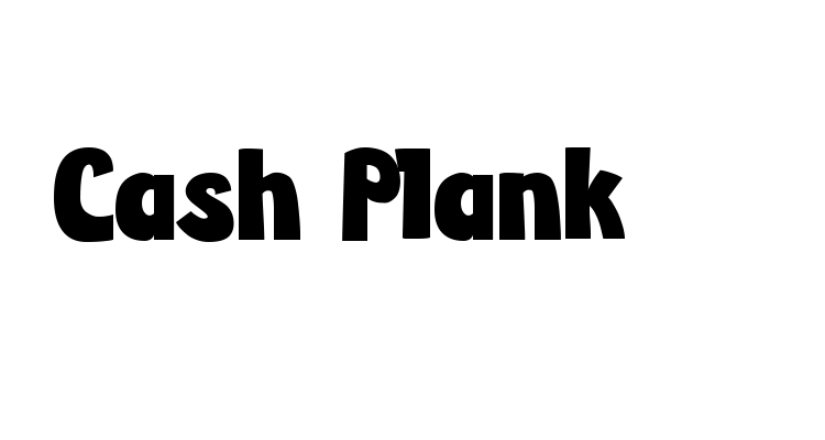 Cash Plank Font