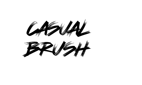 Casual brush Font