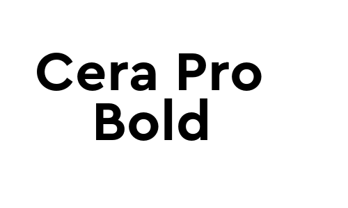 Cera Pro Bold Font