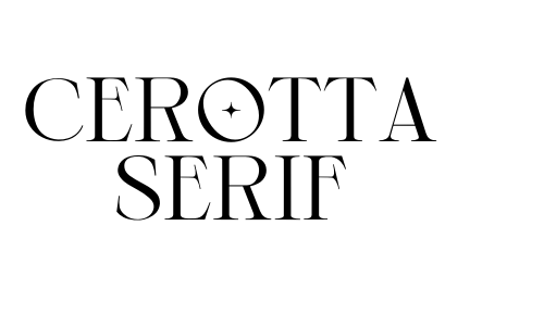 Cerotta Serif Font