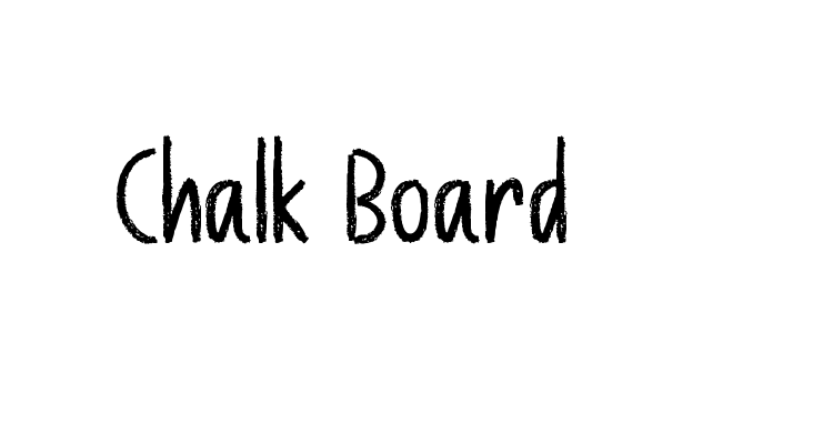 Chalk Board Font