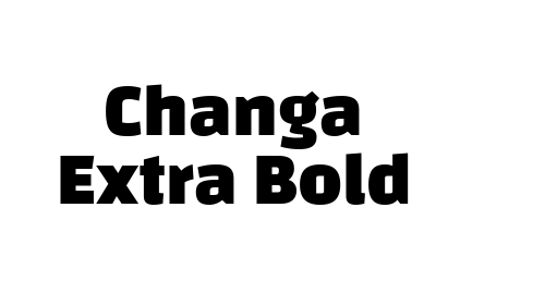 Changa Extra Bold