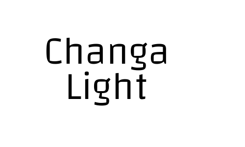 Changa Light Font