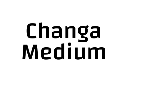 Changa Medium Font