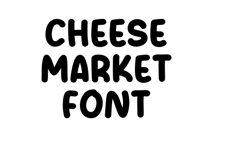 Cheese Market Font Font
