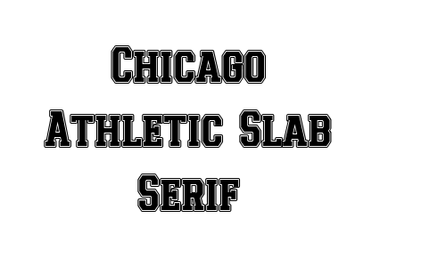 Chicago Athletic Slab Serif Font