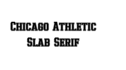 Chicago Athletic Slab Serif