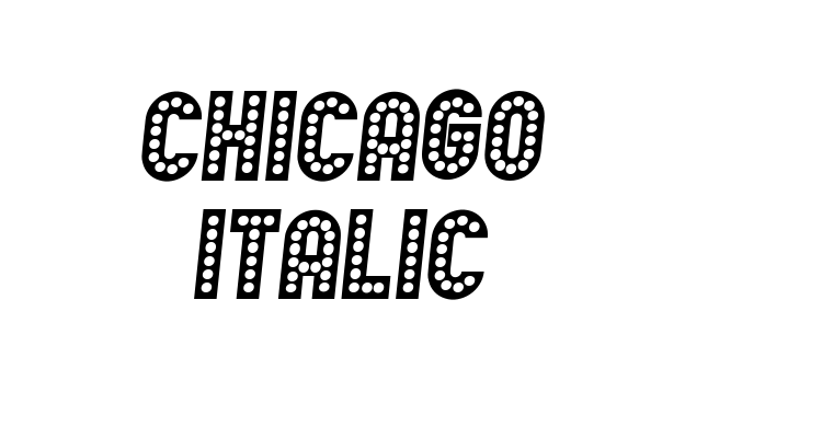 Chicago Italic Font