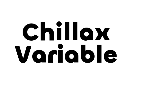 Chillax Variable Font