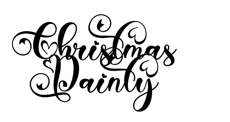 Christmas Dainty Font