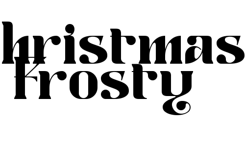 Christmas Frosty Font