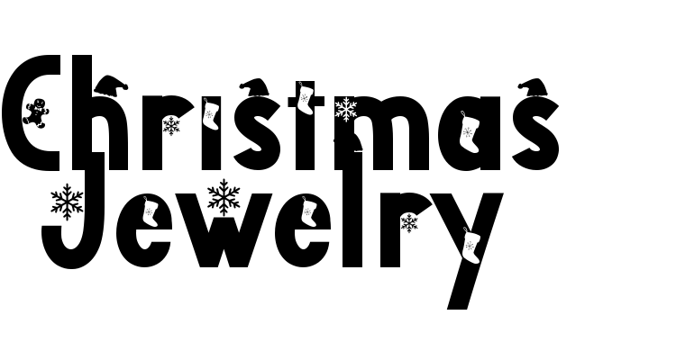 Christmas Jewelry Font