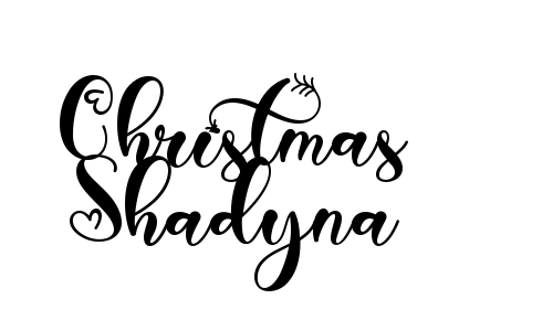 Christmas Shadyna Font