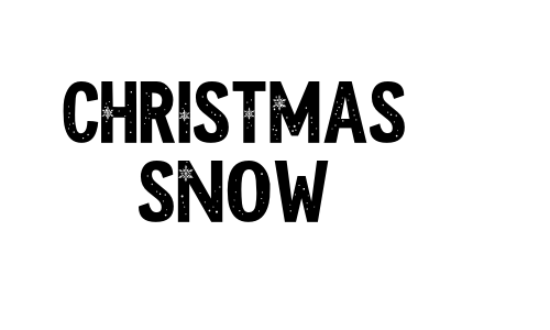 Christmas Snow Font
