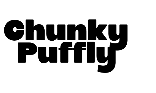 Chunky Puffly Font