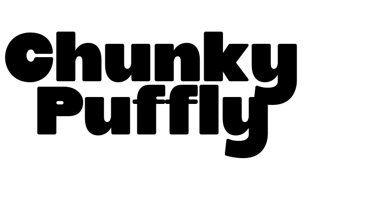 Chunky Puffly Font