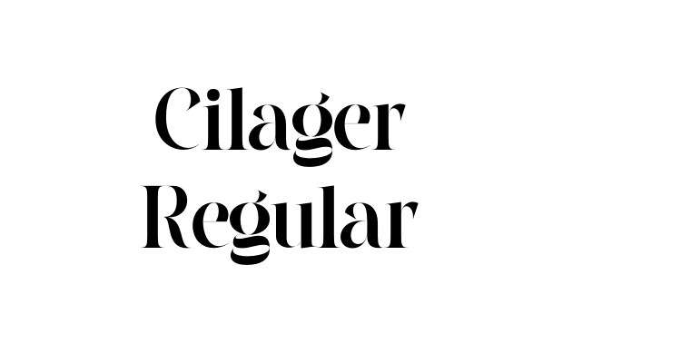 Cilager Regular Font