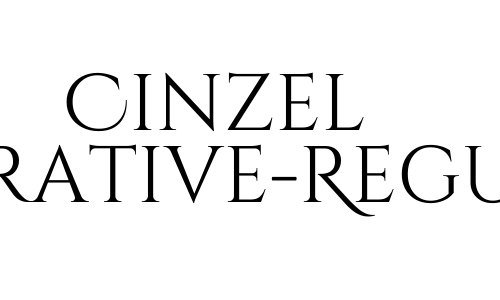 Cinzel Decorative-Regular Font