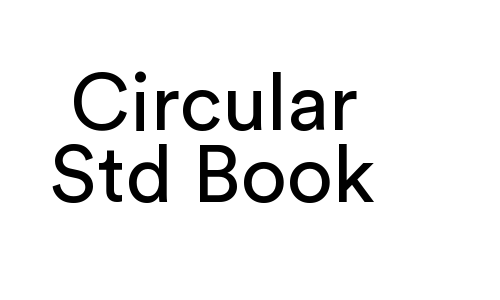 Circular Std Book Font