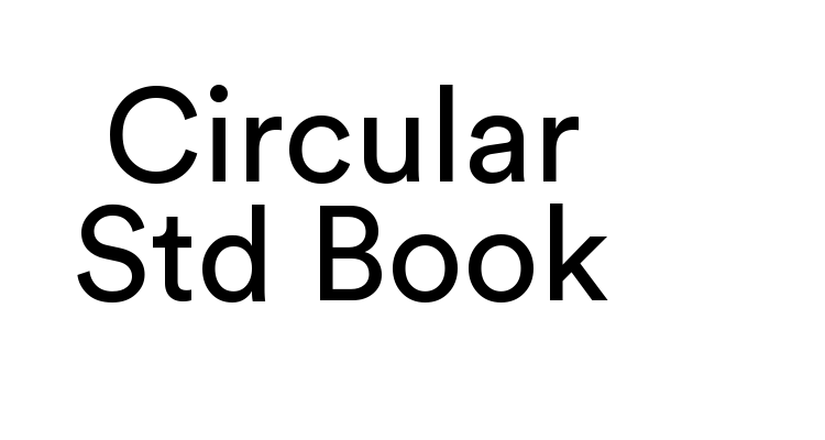 Circular Std Book Font
