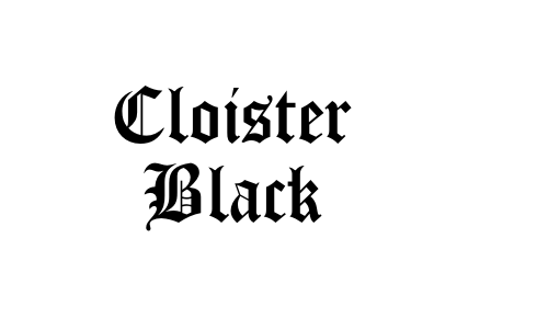 Cloister Black Font