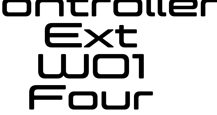 Controller Ext W01 Four Font