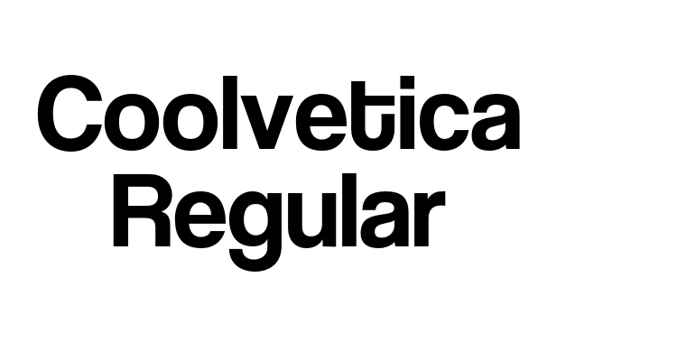 Coolvetica Regular Font