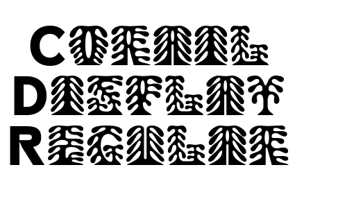 Corail Display Regular Font
