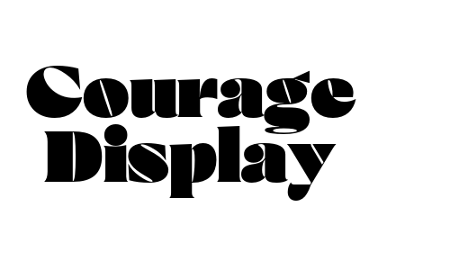 Courage Display Font